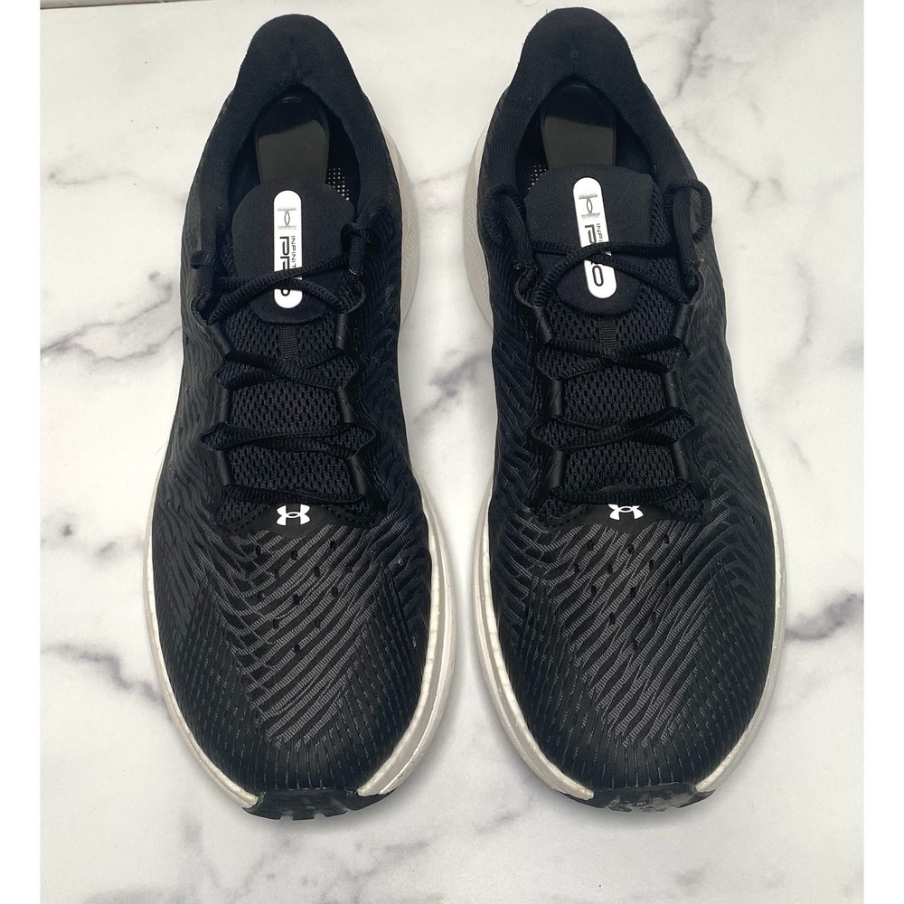 Under Armour Men's Infinite PRO Black white Size 13 - Picture 4 of 10